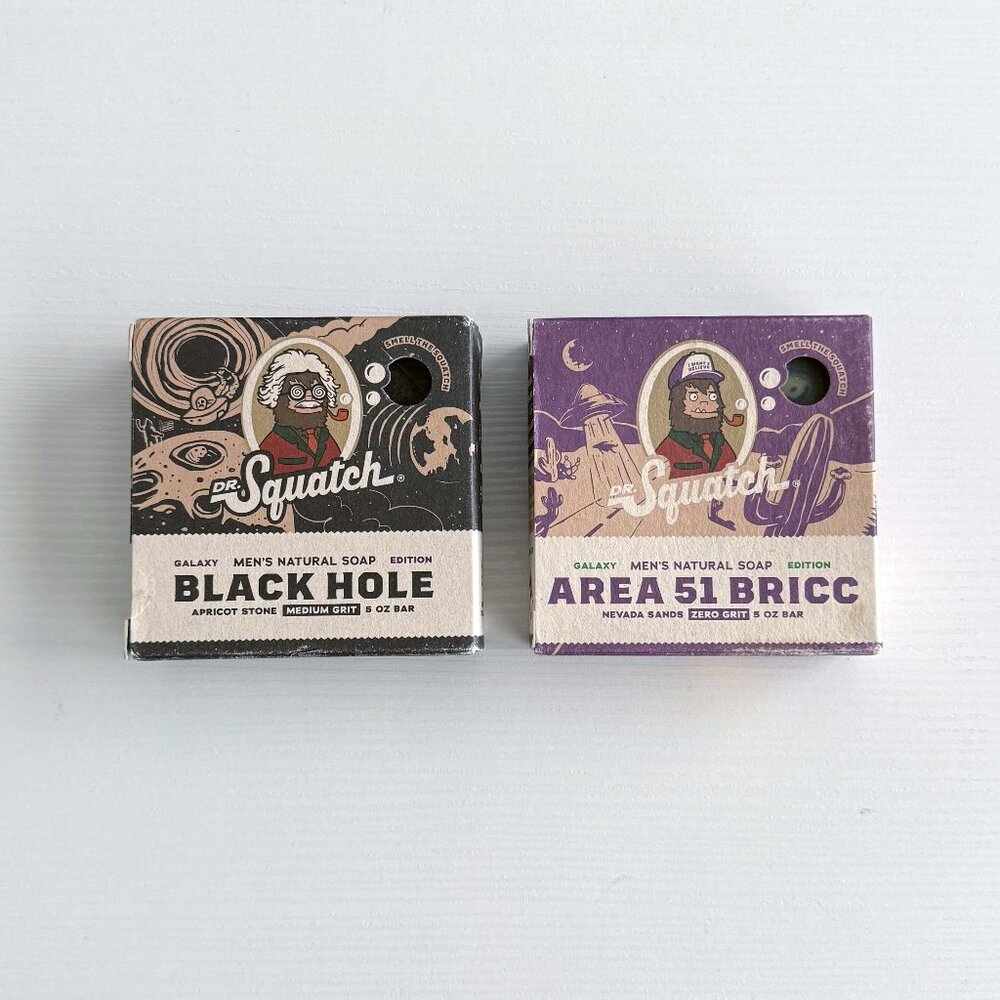 Dr. Squatch Limited Edition Soap - Area 51 Bricc & Black Hole